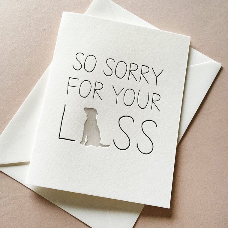Dog Sympathy - Die Cut