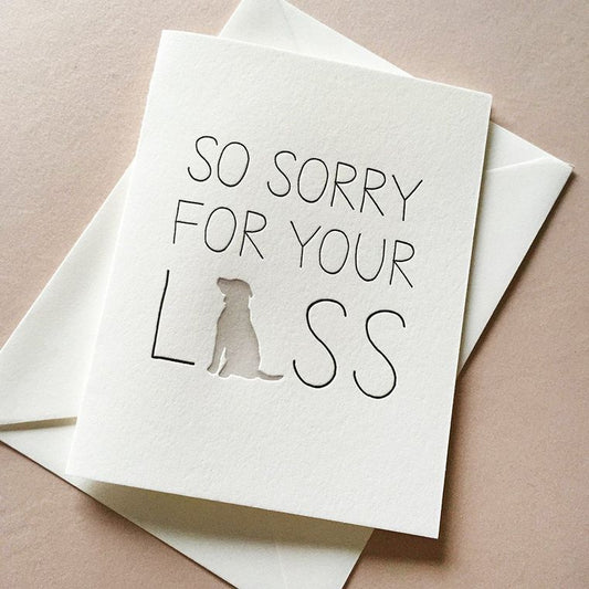 Dog Sympathy - Die Cut
