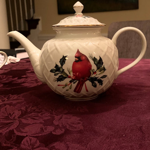 Teapot - Lenox Winter Greetings