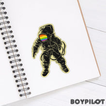 Rainbow Astronaut Sticker - Outer Space Vinyl Sticker 3