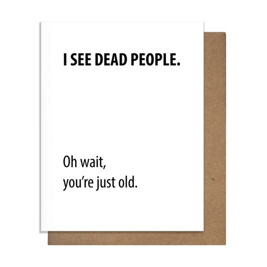Dead People Greeting Card