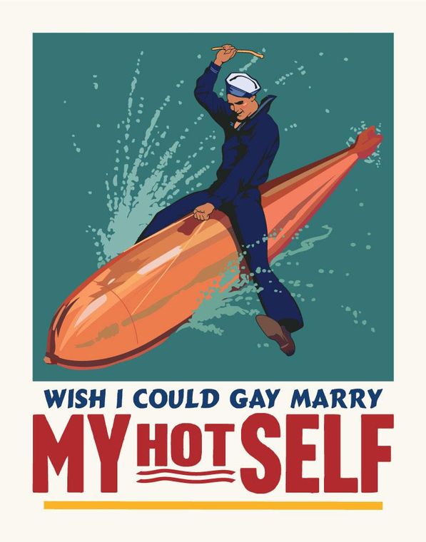 Marry My Hot Self Magnet