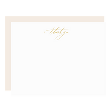 Gold Thank You Flat Boxed Notes (Set of 6)