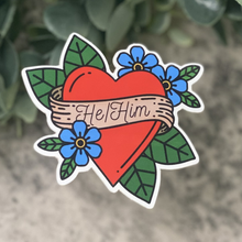 Pronouns: He/Him Vinyl Sticker