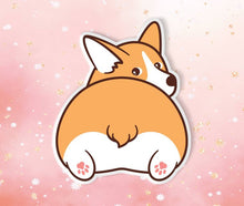 Corgi Cute Dog Fun Sticker - Vinyl Sticker