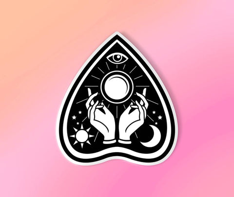 Ouija Planchett Sticker Vinyl Metaphysical Intention Sticker