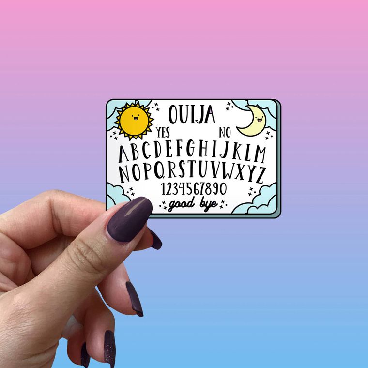 Ouija Board Sticker - Vinyl Metaphysical Intention Stickers