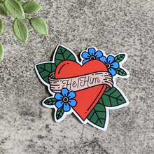 Pronouns: He/Him Vinyl Sticker