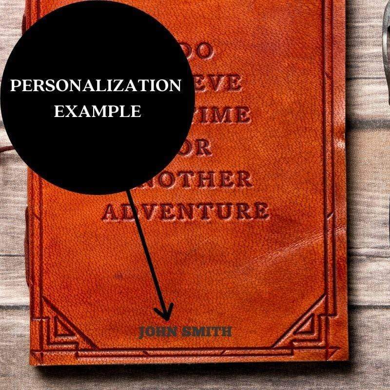 Another Adventure Quote Leather Journal by Soothi