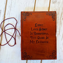 Every Love Story Is Beautiful Quote Leather Journal - 7x5 by Soothi