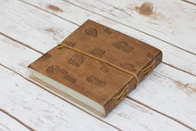 Wanderlust 7x7 Artist Handmade Leather Journal by Soothi