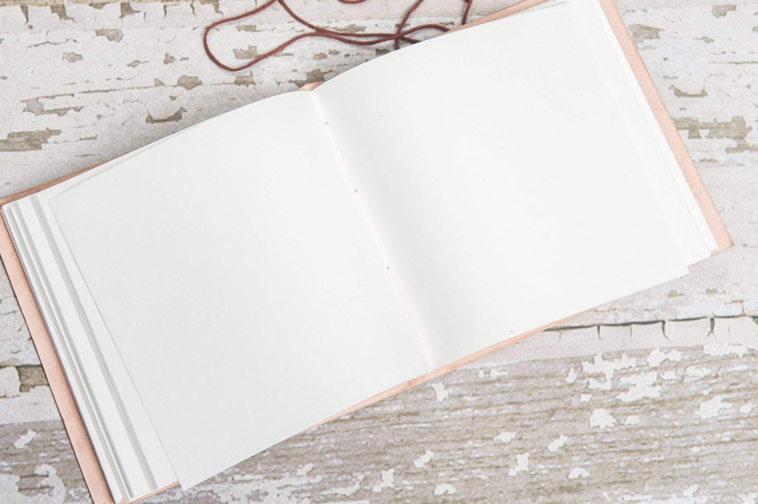 Wanderlust 7x7 Artist Handmade Leather Journal by Soothi