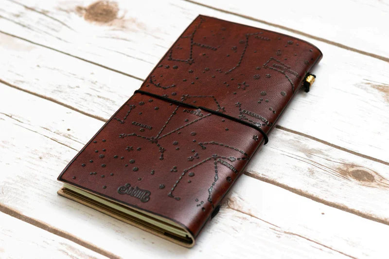 The Future Belongs Eleanor Roosevelt Quote Leather Journal - 8x6 Size by Soothi