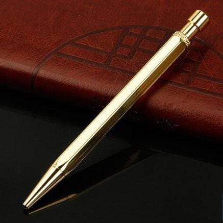 Retractable Brass Pen by Soothi