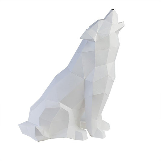 Wolf 3D Paper Model, Lamp by PAPERCRAFT WORLD